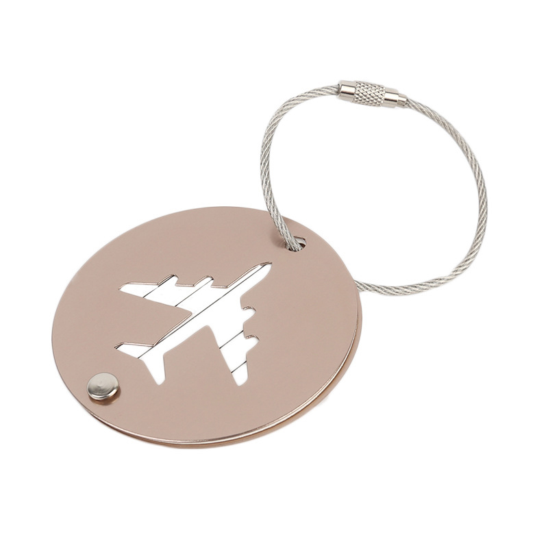 Round Metal Baggage Bag Tags 10
