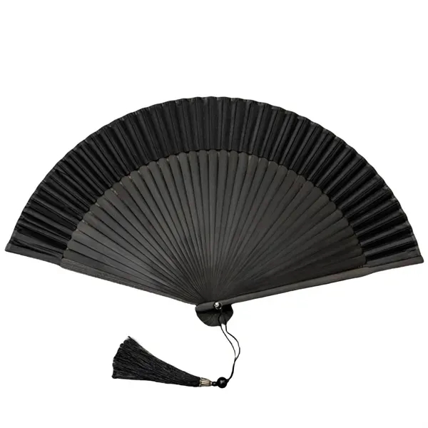 Bamboo Silk Folding Hand Fan 8