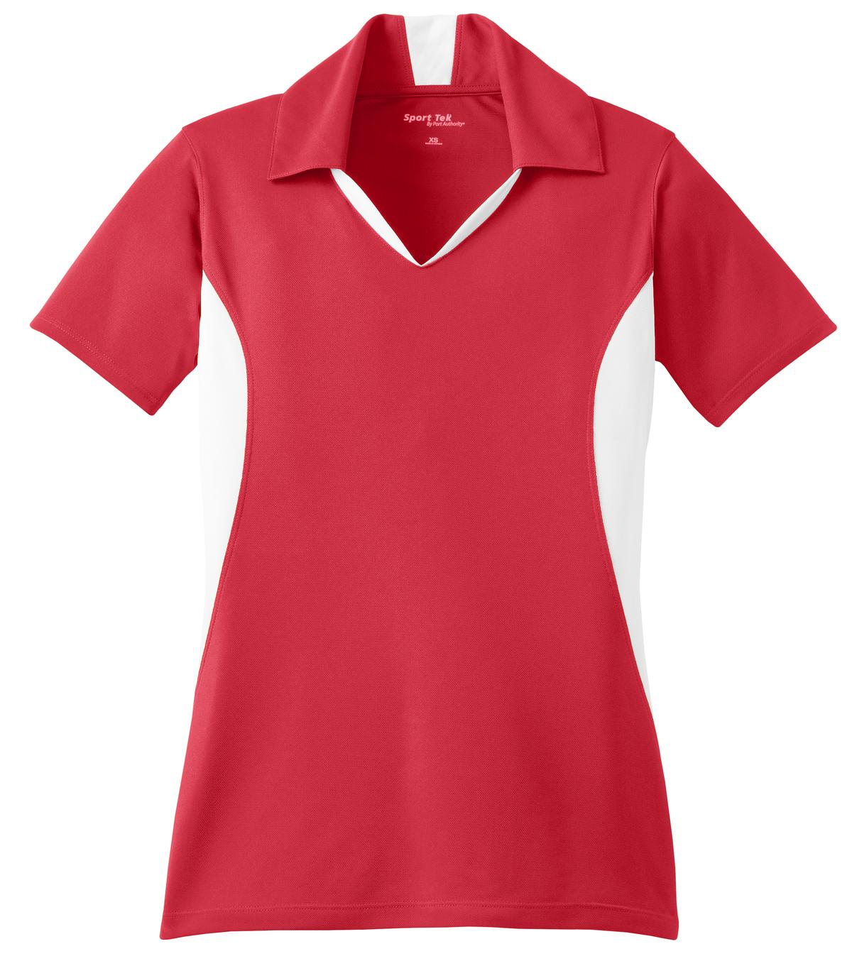 Sport-Tek Women's Side Blocked Micropique Sport-Wick Polo. LST655 25
