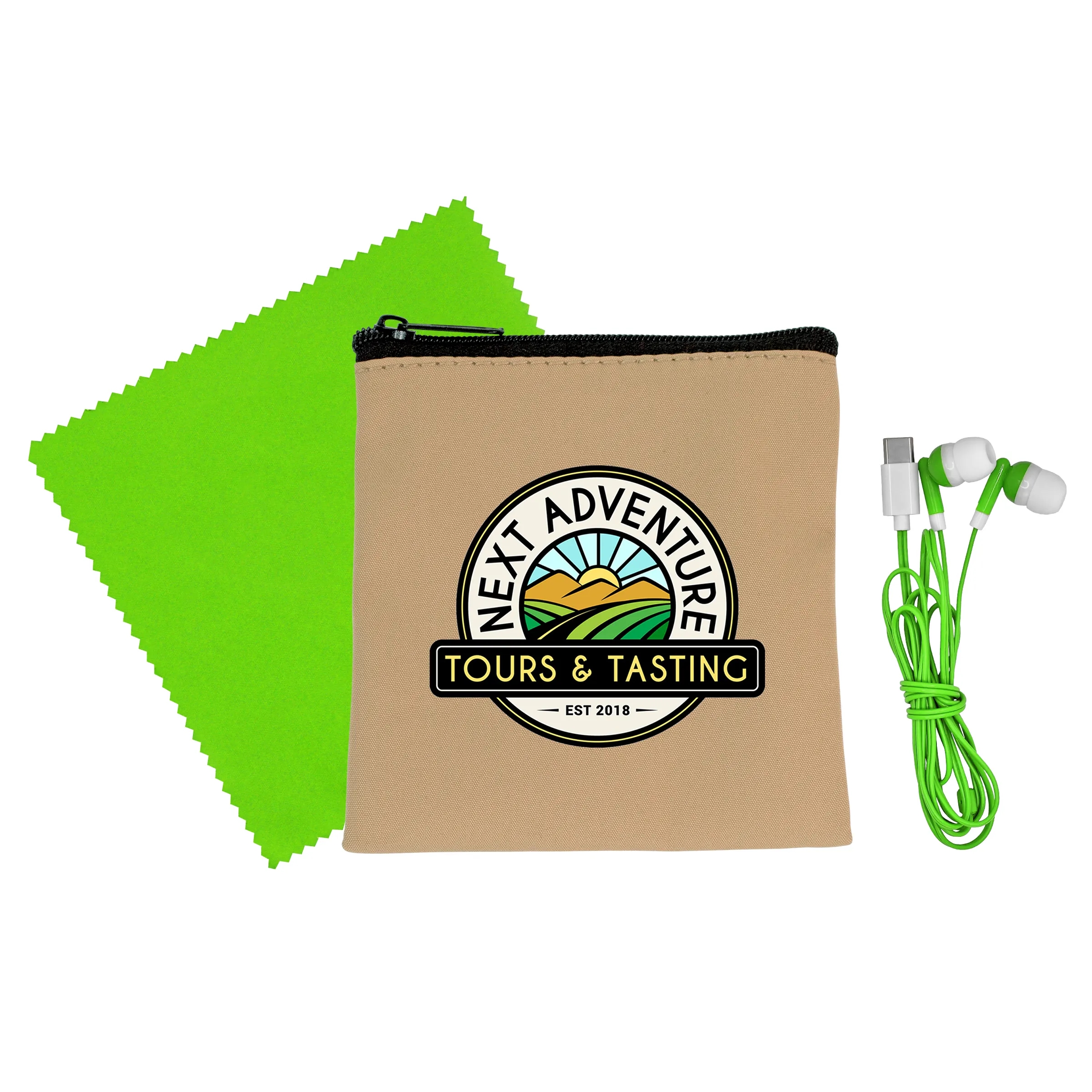 Executive Cloth & Ear Bud Set 17