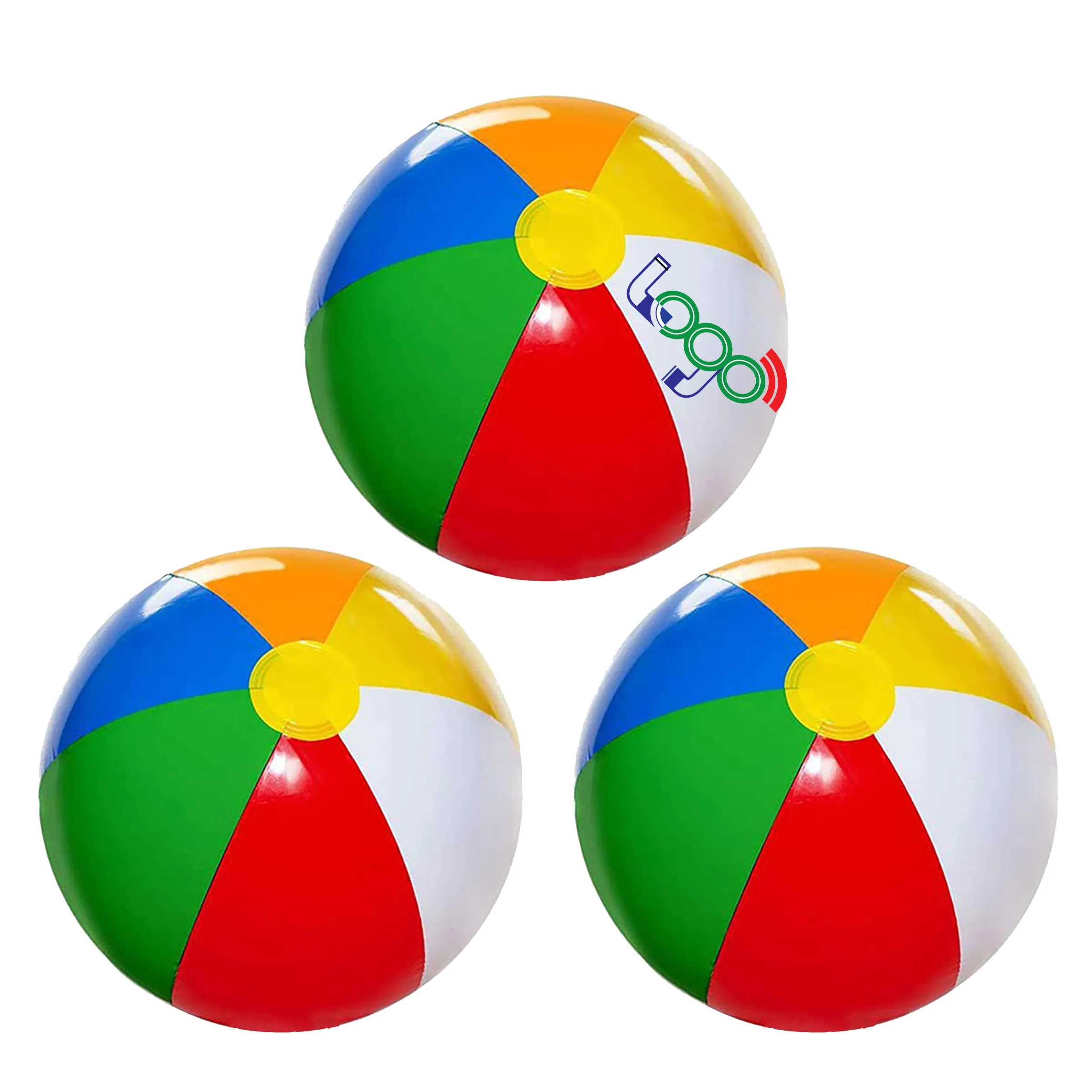 Rainbow Inflatable Beach Ball 1