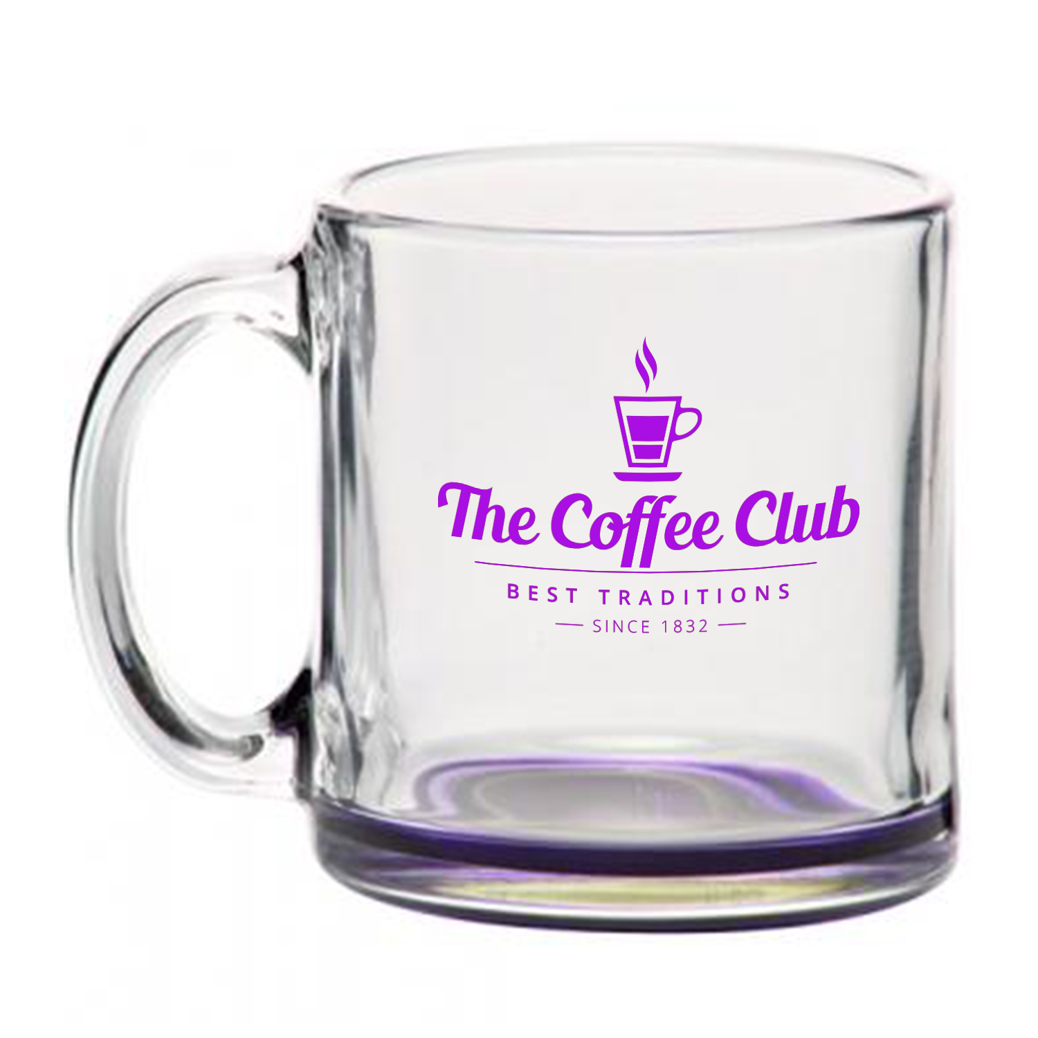 13 oz. Kona Glass Coffee Mug (1 Color Imprint) 5