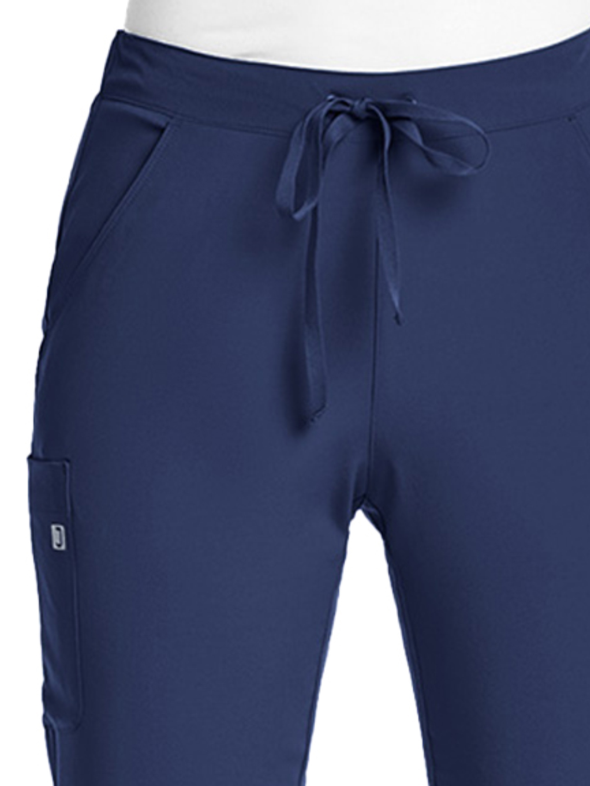 ScrubJoy Originals - Women's Fitted Five-Pocket Tapered Leg Pant 10