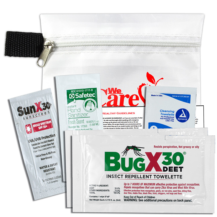 'Stay Safe Kit' 5 Piece Insect Repellent Kit in Zipper Pouch 14
