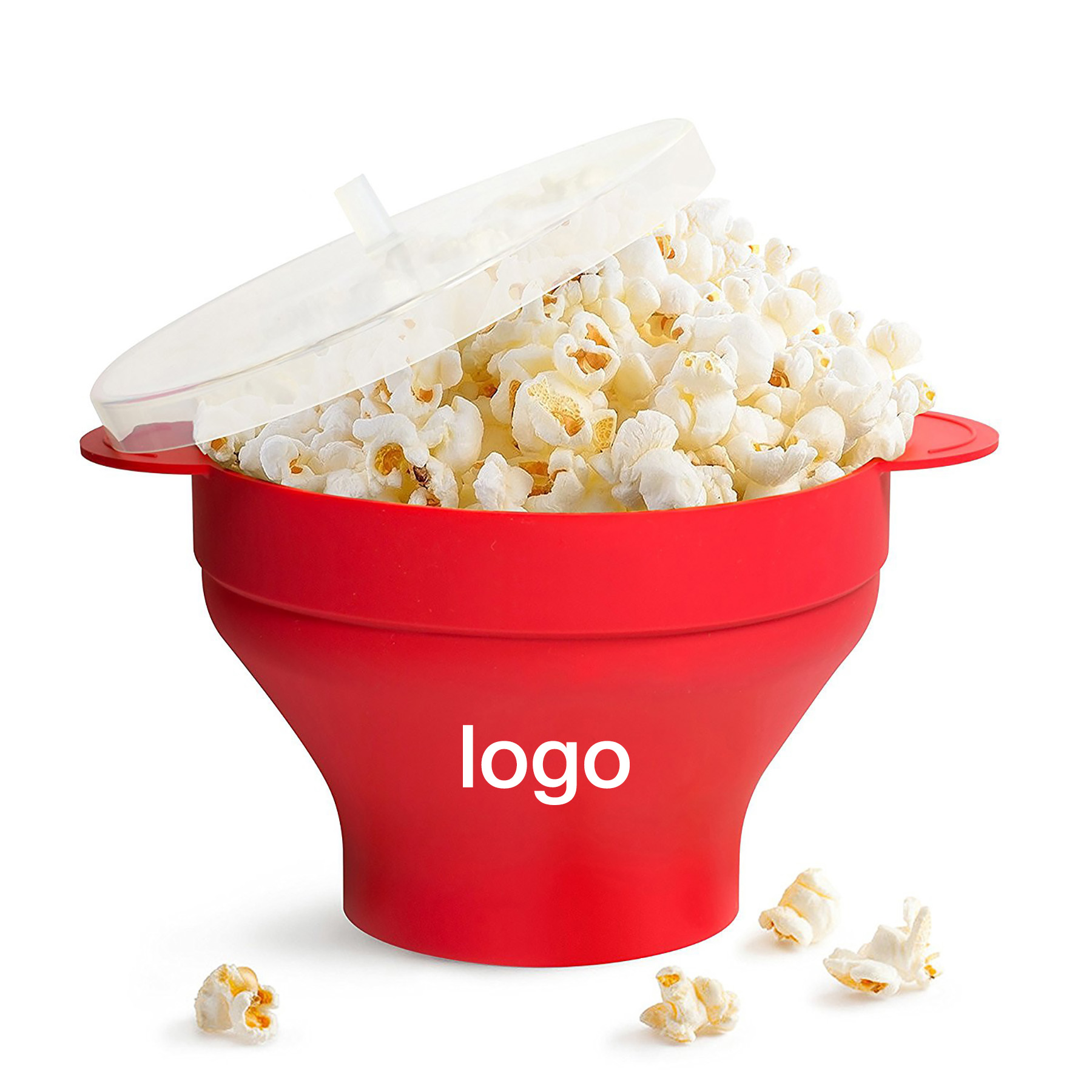 Collapsible Microwaveable Silicone Popcorn Popper 1