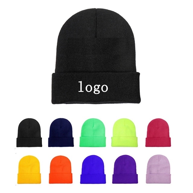 Knit Beanie With Cuff 1