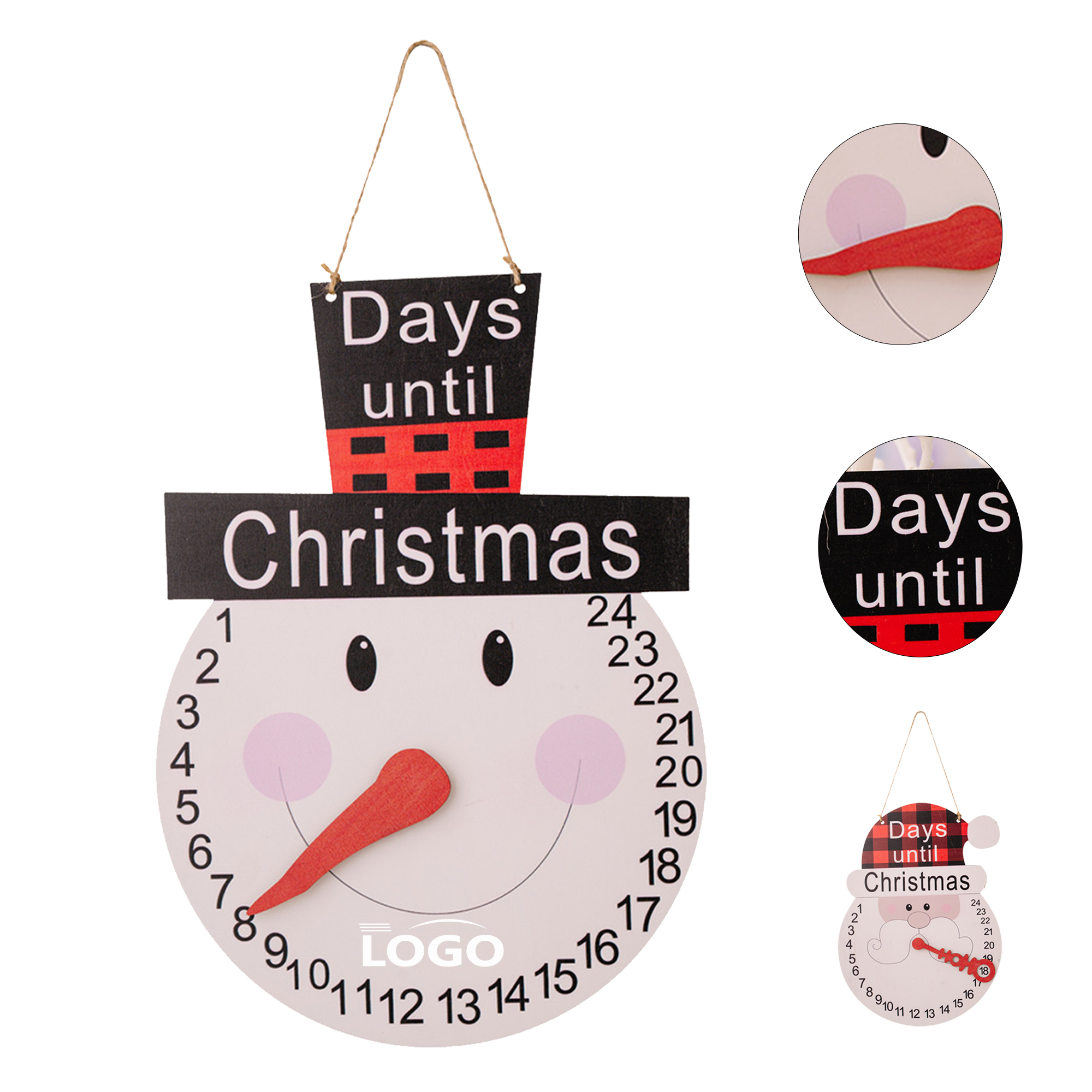 Wooden Christmas Calendar 3