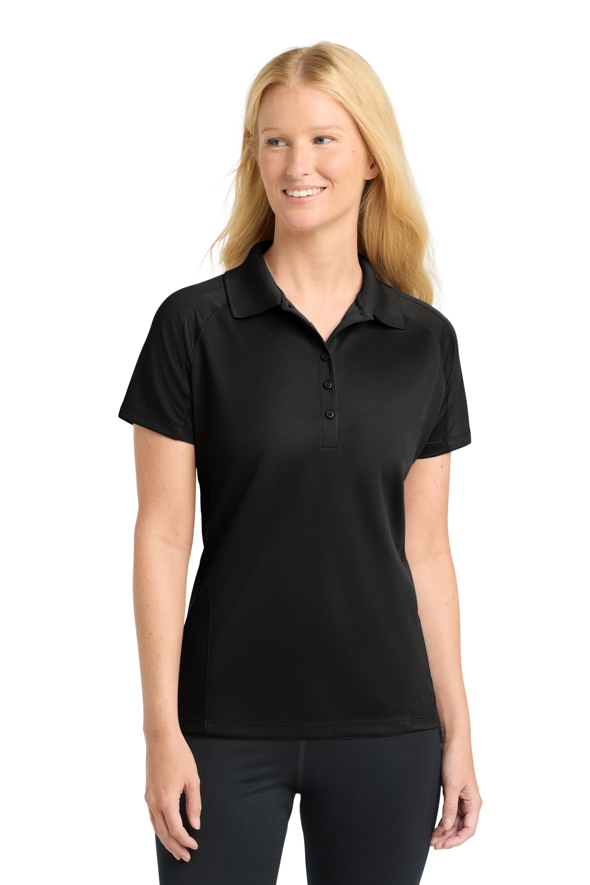 Sport-Tek Women's Dri-Mesh Pro Polo. L474 17
