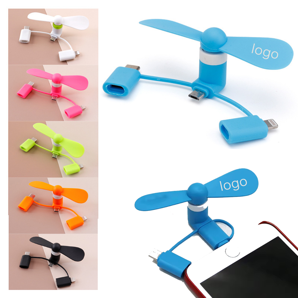 3-in-1 Mini Phone Fan 1