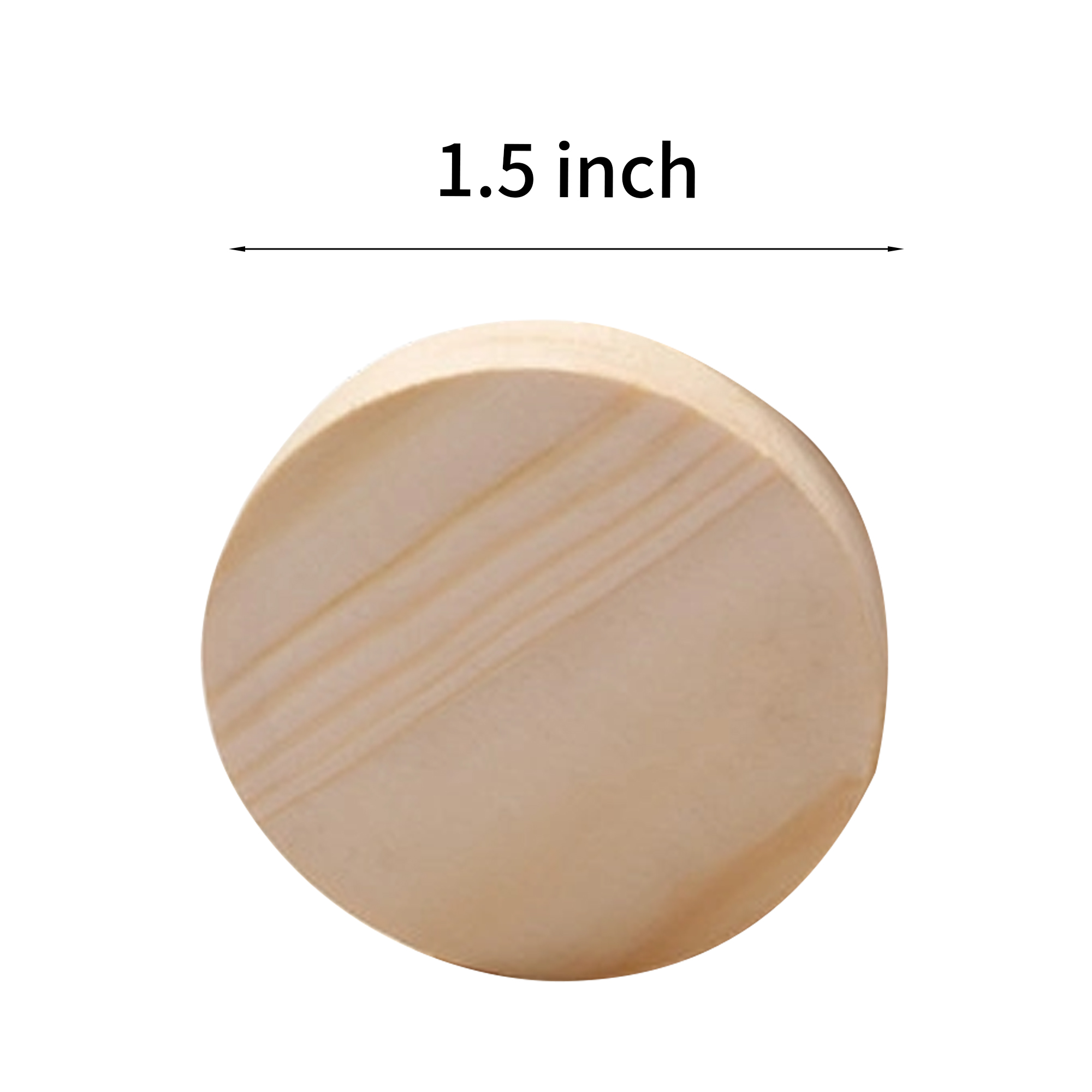 Natural Round Wood Coin 1.5" Blank For Mark 2