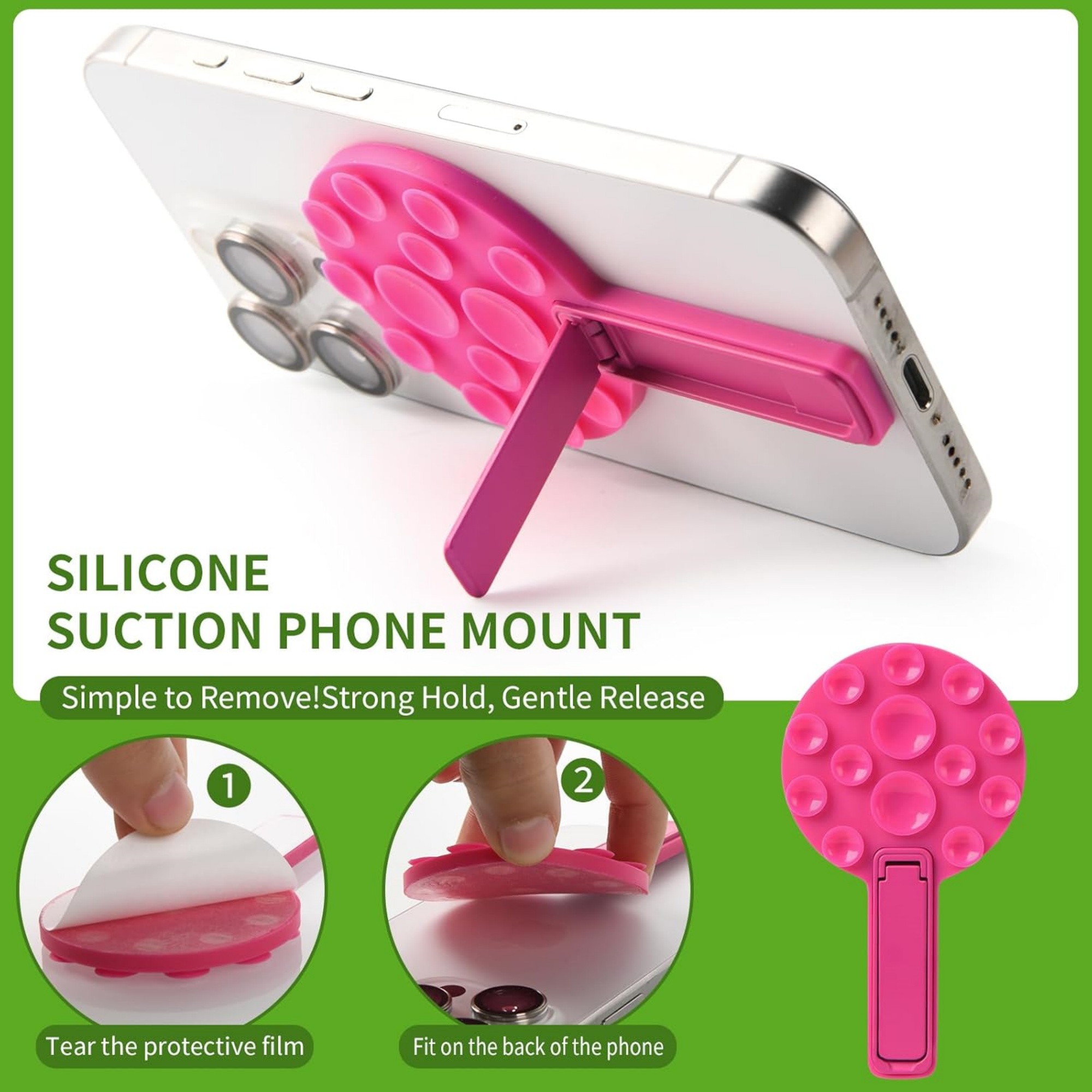 2 in 1 Suction Cup Phone Mount 4