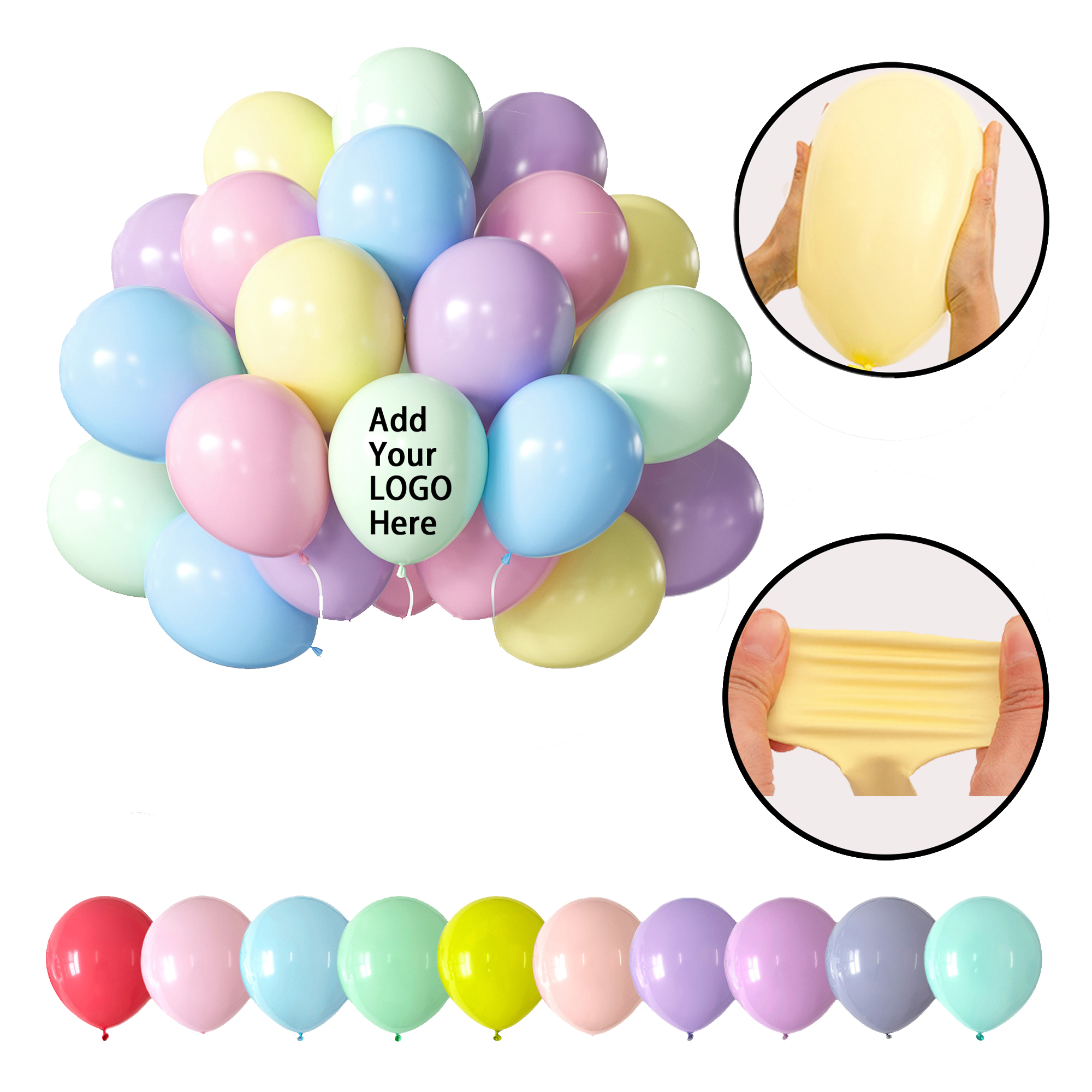 Party-Exclusive Macaron Thickened Balloons 2