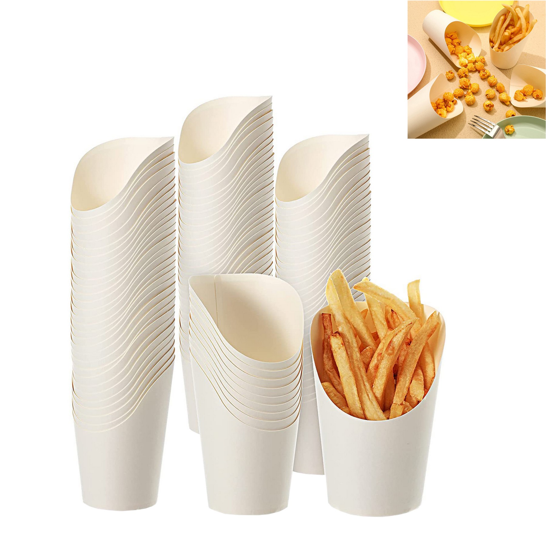 Disposable French Fry Cups Charcuterie 1