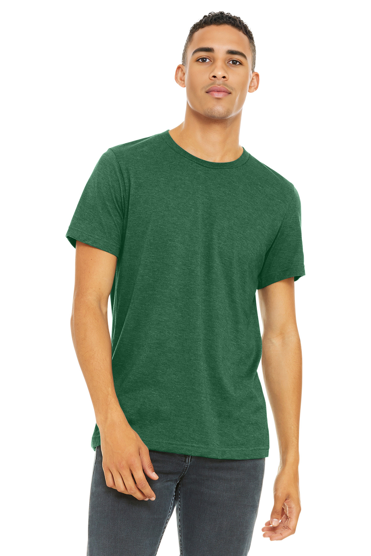 BELLA+CANVAS Unisex Heather CVC Short Sleeve Tee. BC3001CVC 285