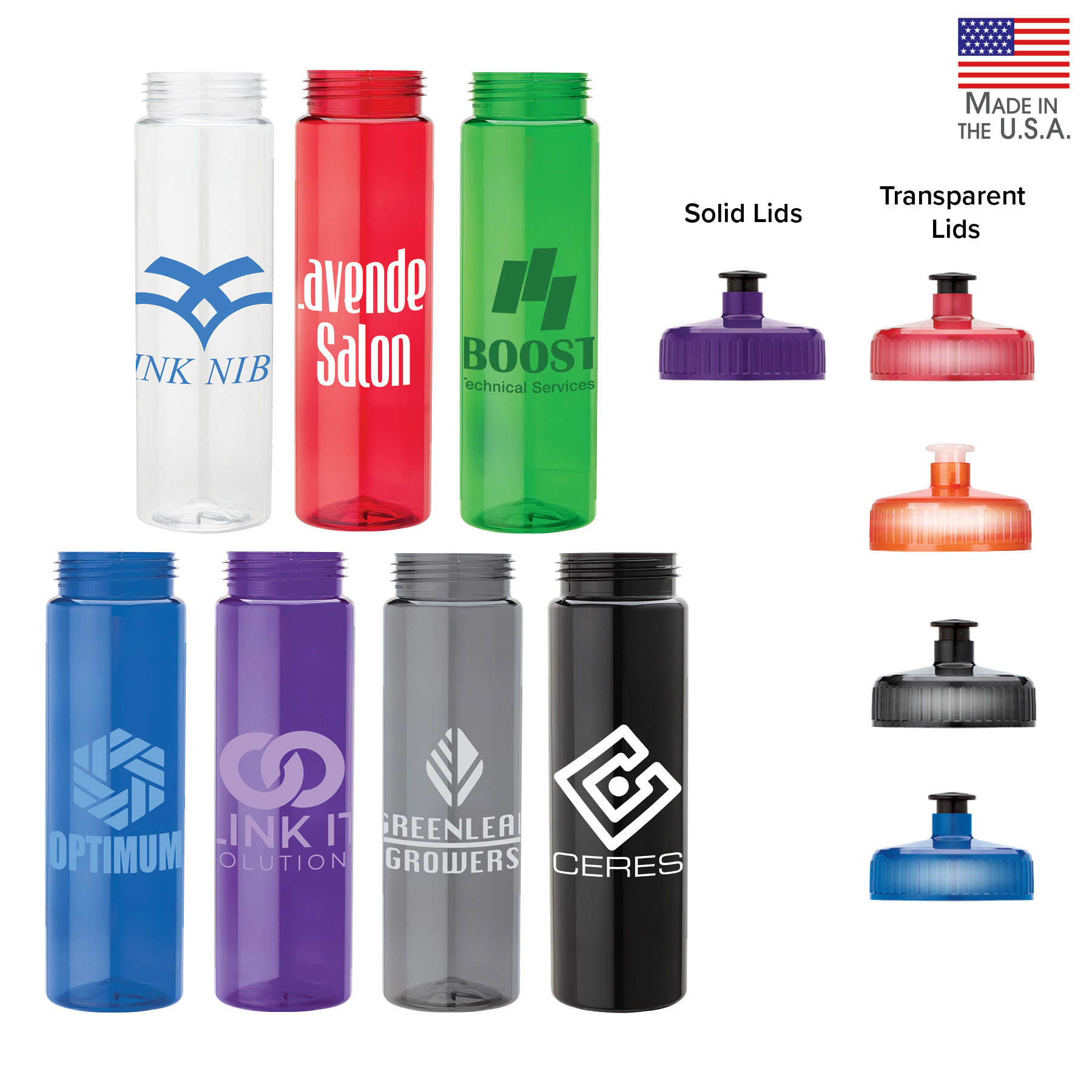 Newport 25 oz. PET Bottle with Pull Spout Lid 14