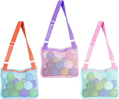 Beach Toy Mesh Beach Bag / Adjustable Straps 5