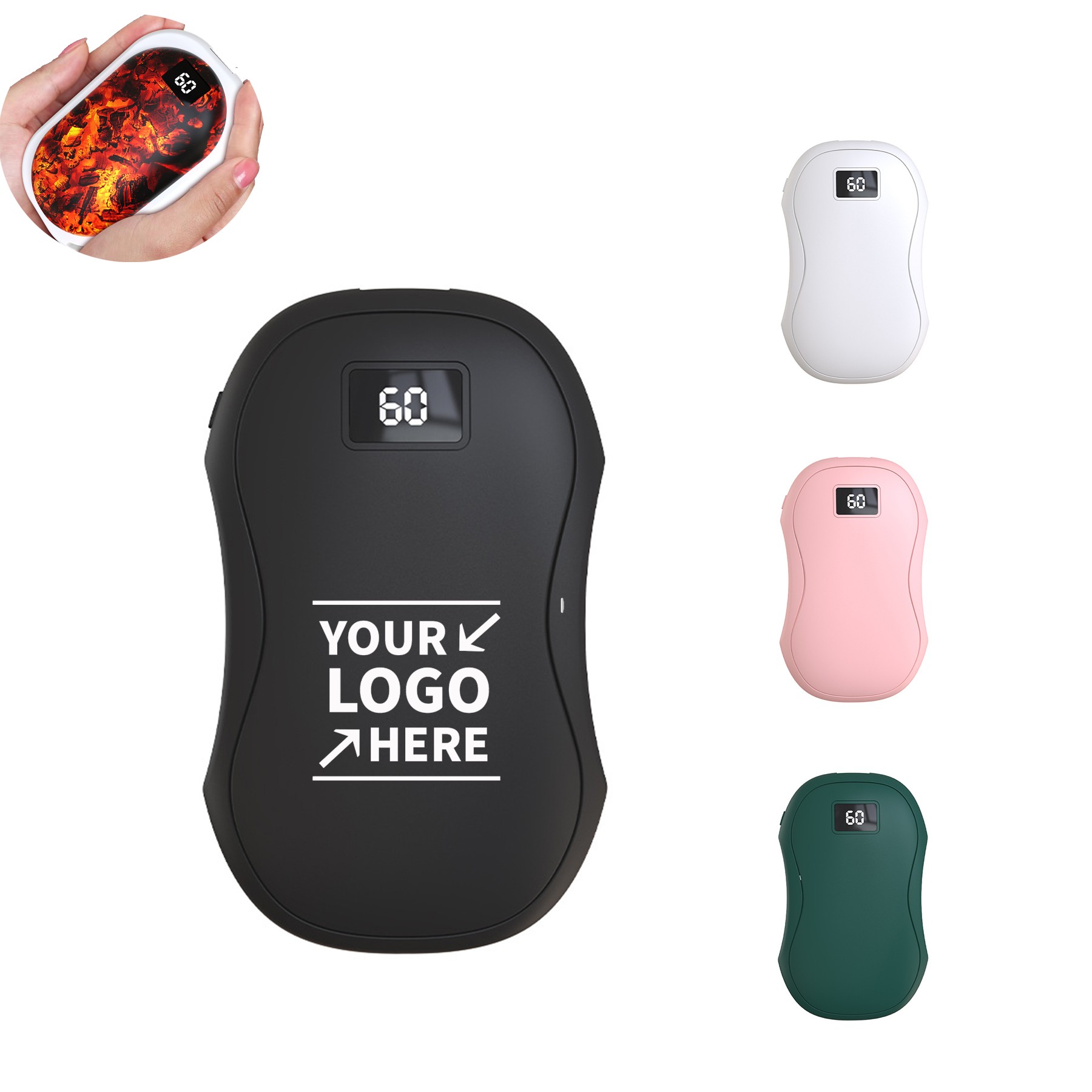 5000mah Adjustable Rechargeable Winter Hand Warmer