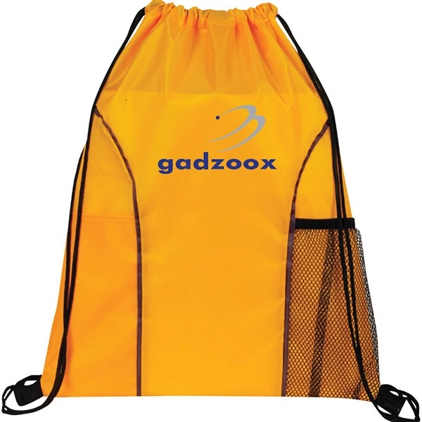 Vernon Dual Pocket Drawstring Bag 8