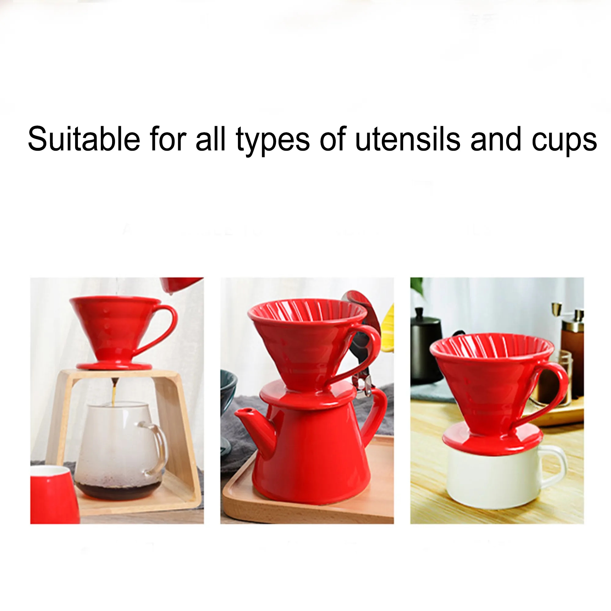 Ceramic Coffee Filter Pot Set 3