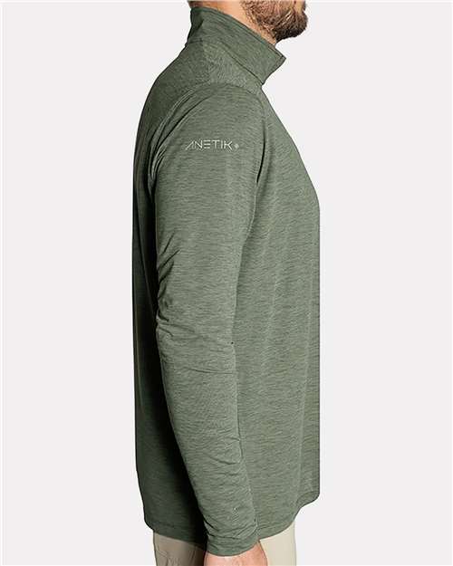 Men's Low Pro Quarter-Zip Pullover - MVQTRL9, custom hoodie or sweatshirt with logo imprint 10