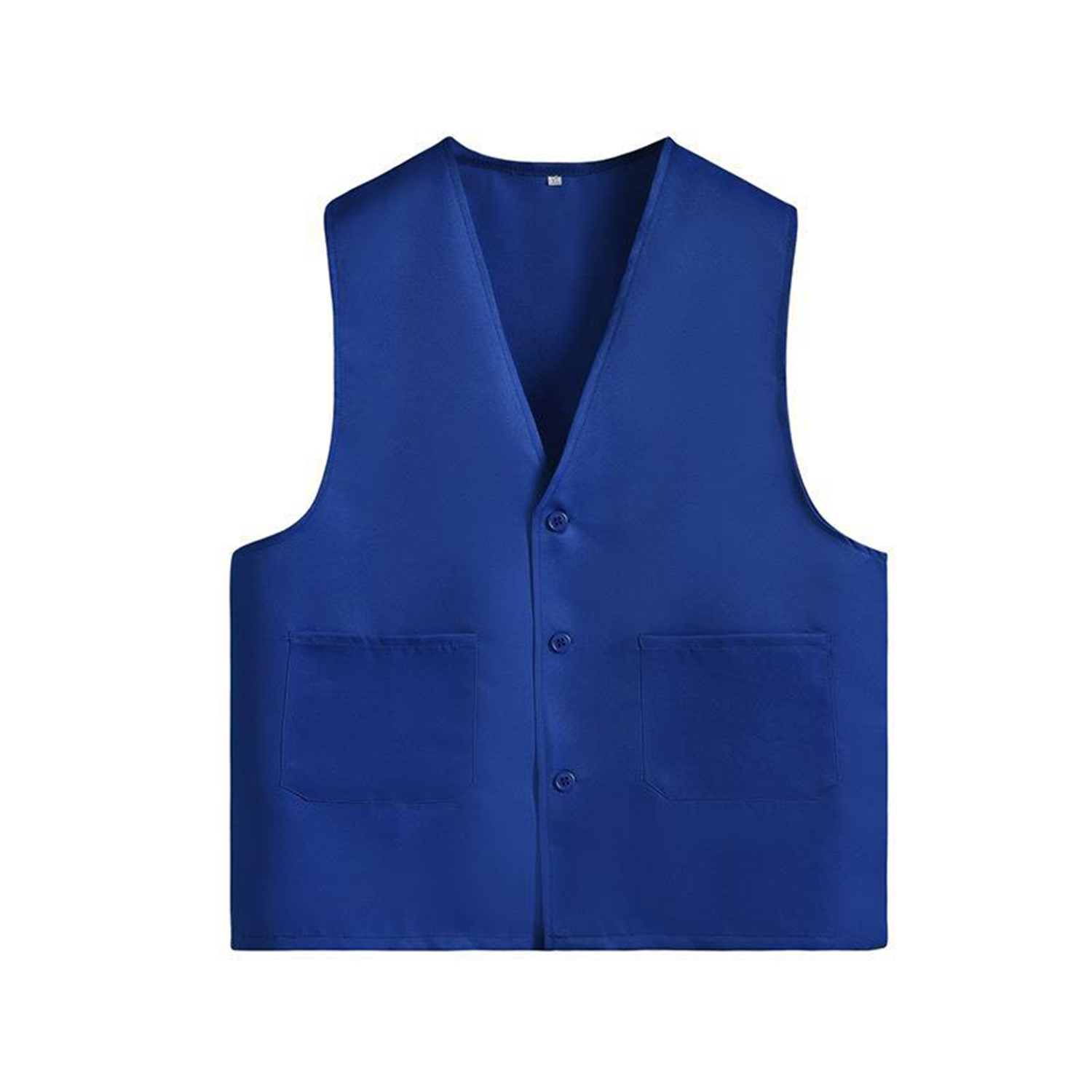 Lightweight Polyester Sleeveless Volunteer Vest w/ Pockets 3