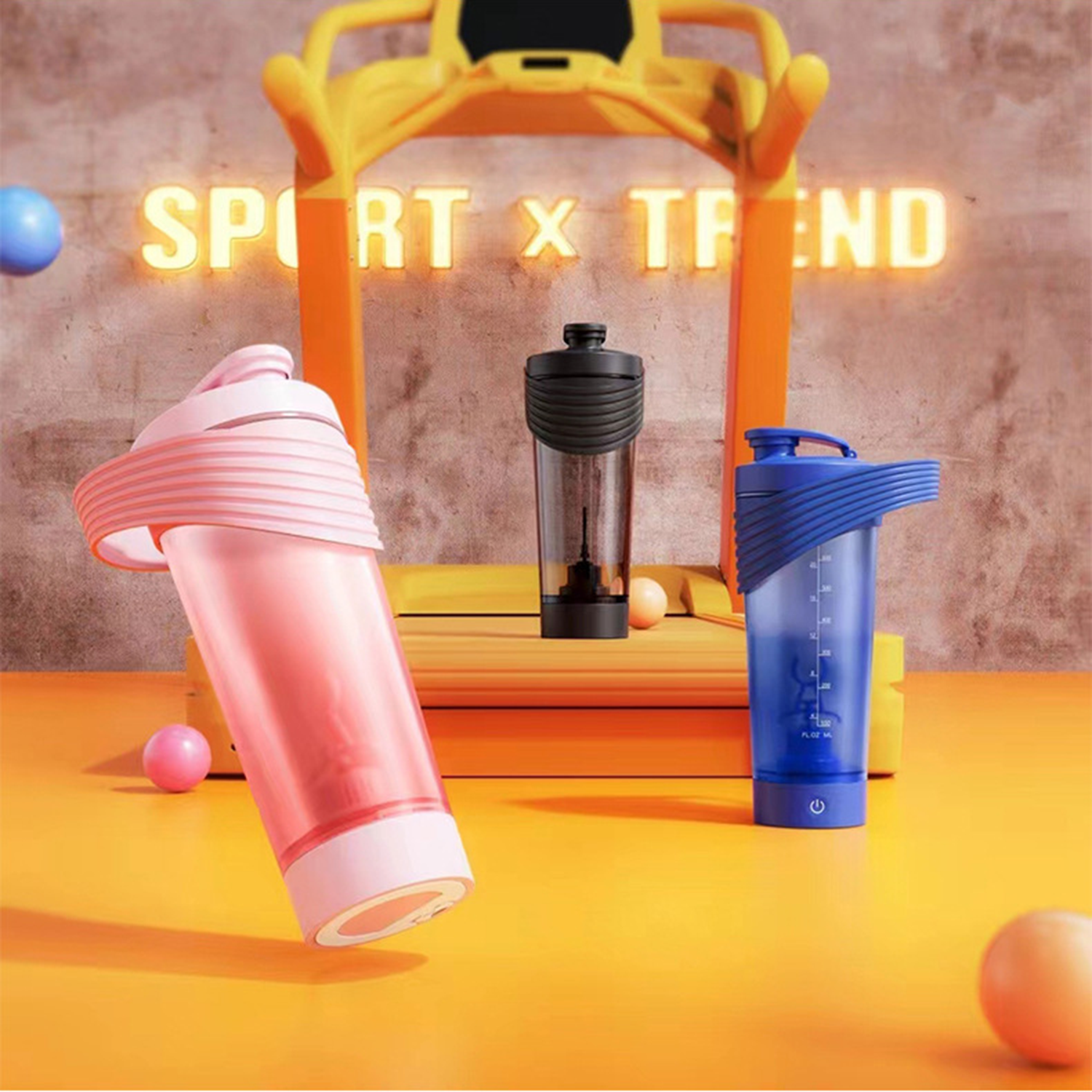 27Oz Electric Protein Shaker Bottle 3