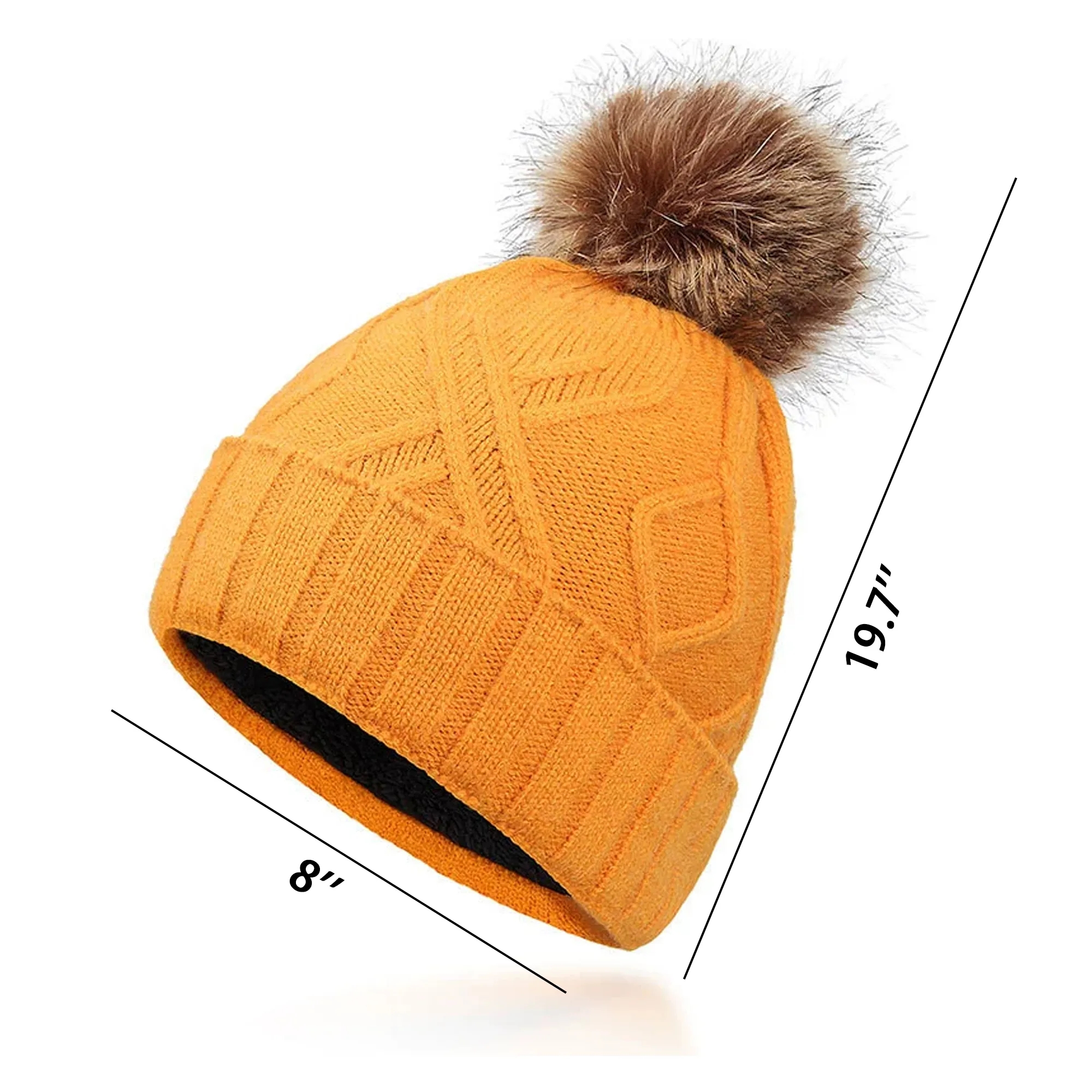 Autumn Winter Trendy Knit Beanie Hat 1