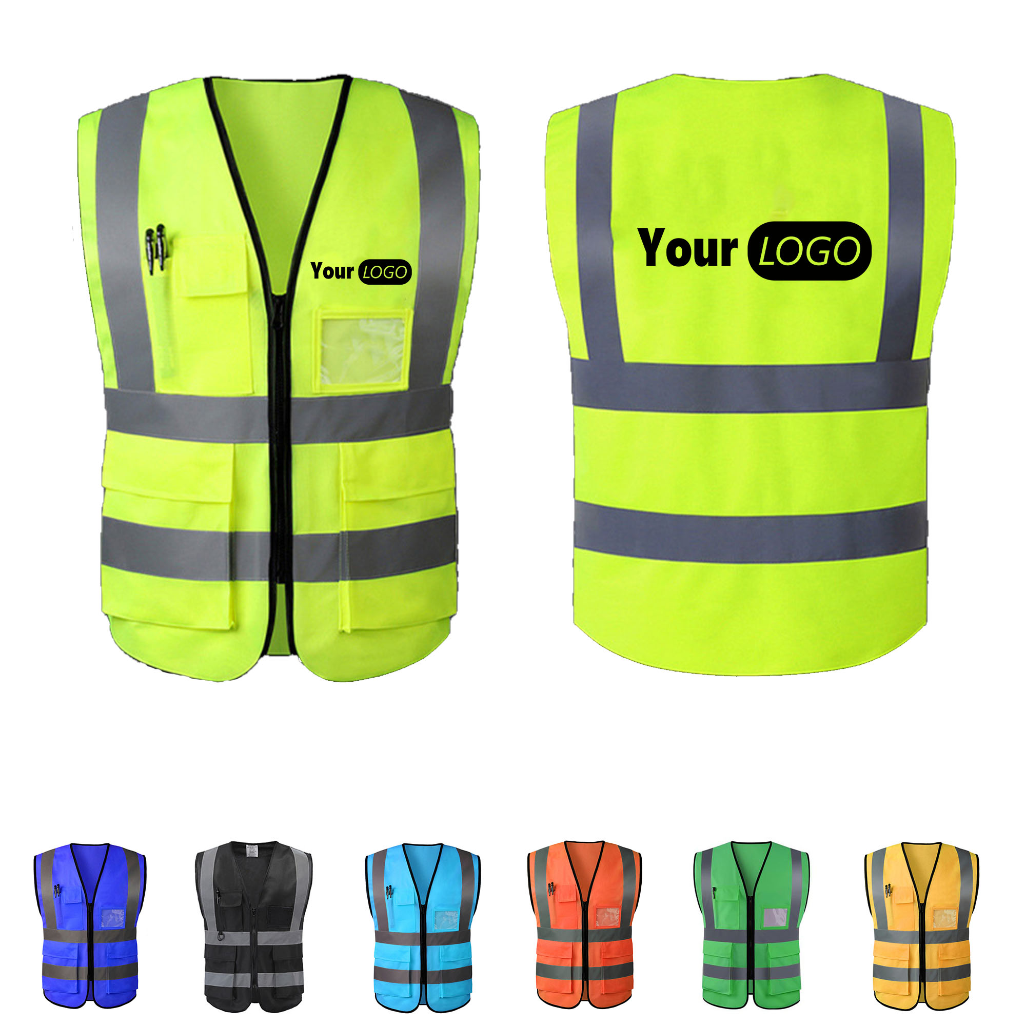 High-Visibility Reflective Safety Vest MOQ 20 PCS 7