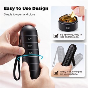 Moisture Proof Metal Pill Organizer 6