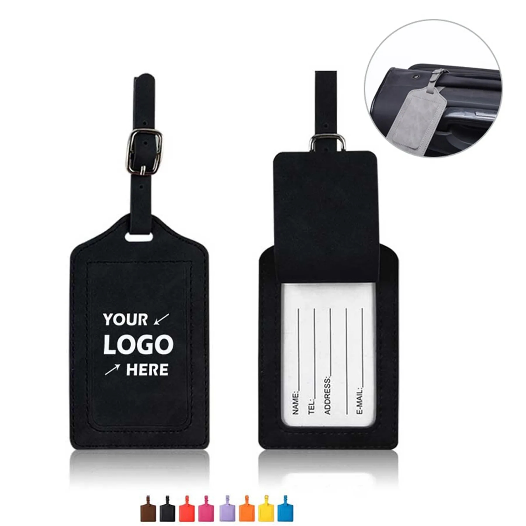 PU Leather Luggage Tag 1