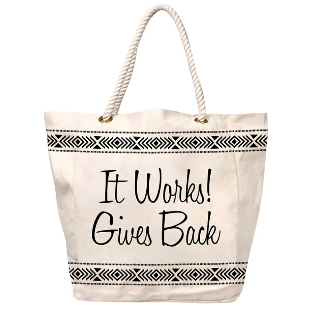 Rope Handle Tote Bag 6
