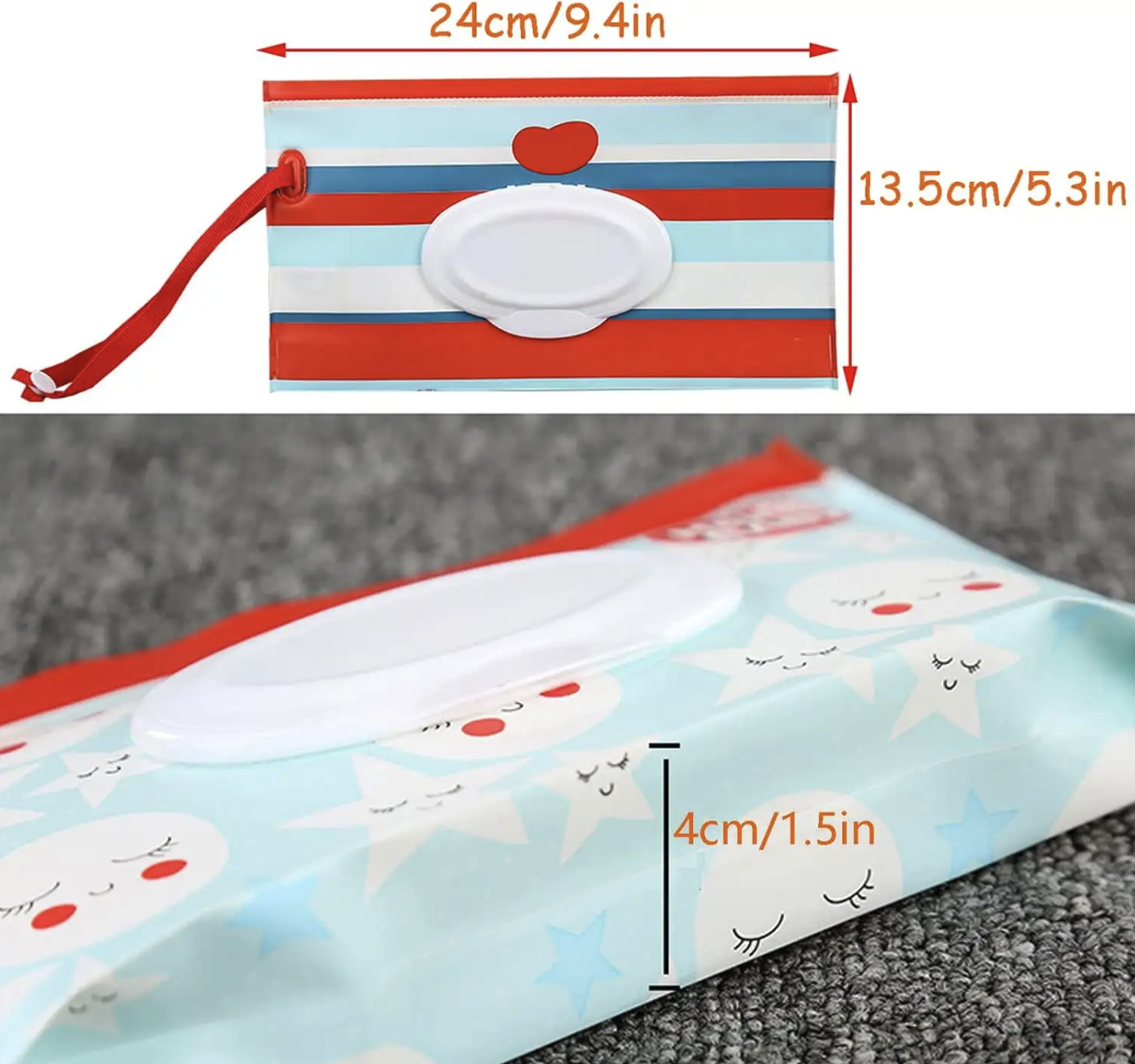 Portable Wipes Dispenser Pouch 1