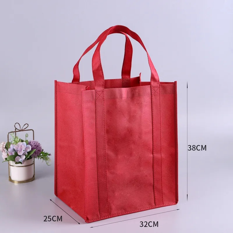 Rpet Non-woven shopper tote bag- 13 X 15 X 10 7
