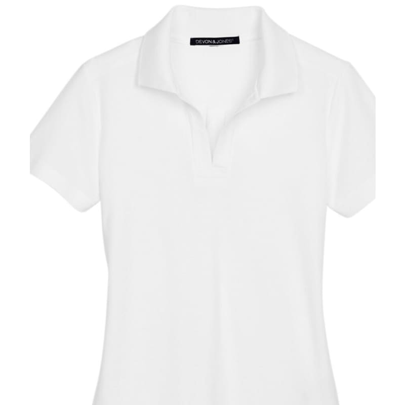 Devon & Jones CrownLux Performance™ Ladies' Plaited Polo 13