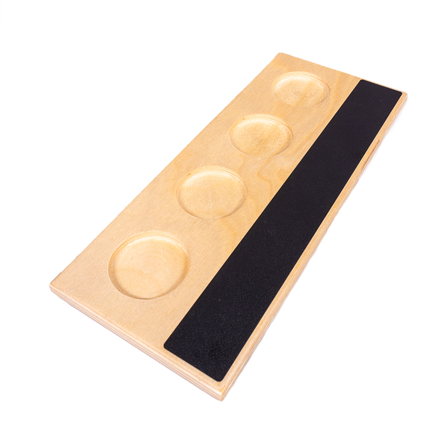 4-Pocket Sampler Tray with Chalkboard Beer Flight