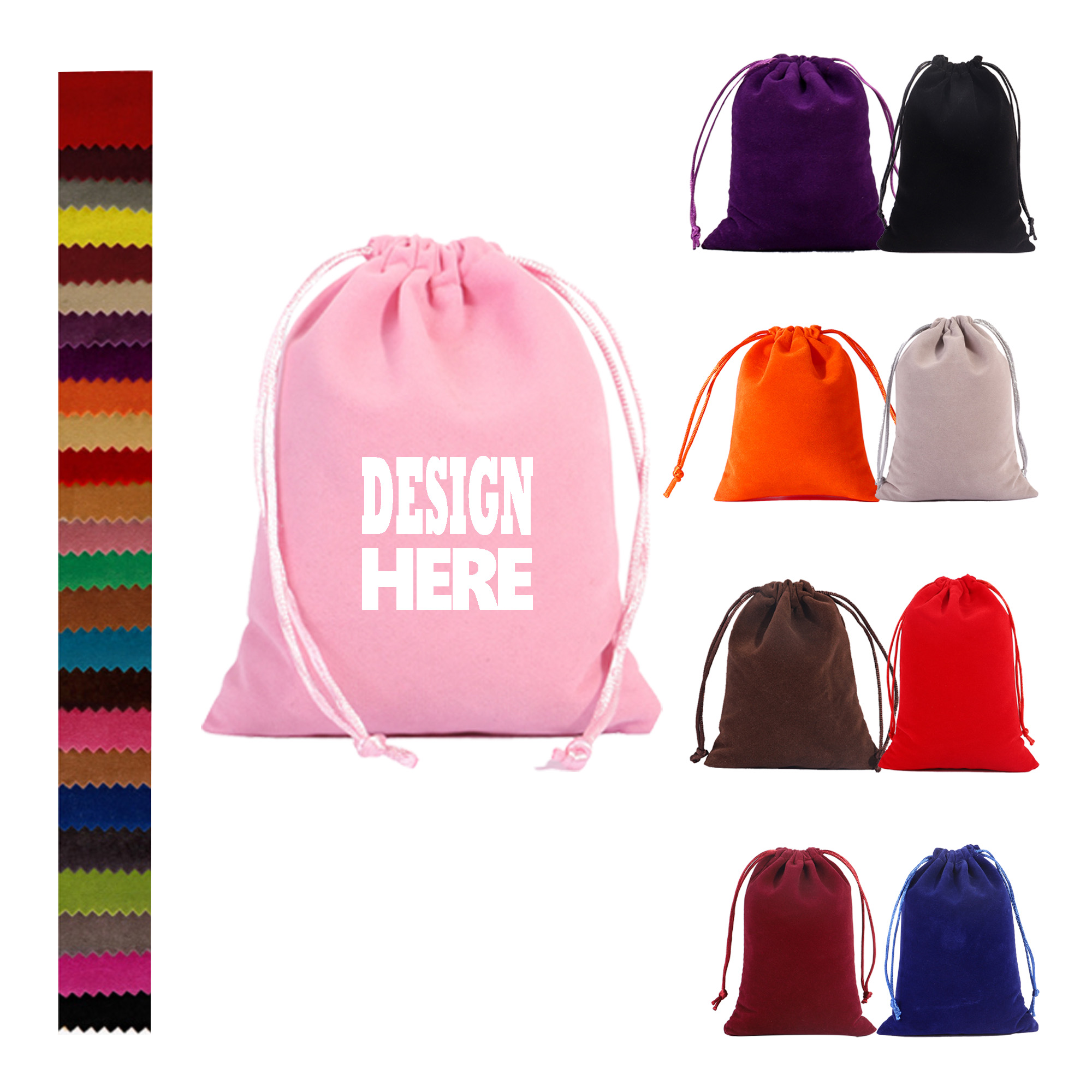 Custom Jewelry Drawstring Bag 2