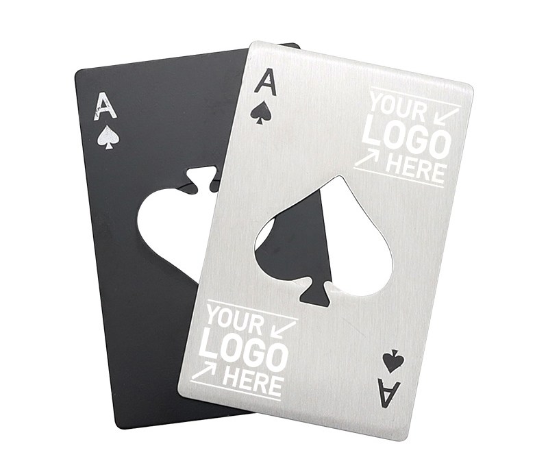 Ace of Spades Poker Bottle Opener 1