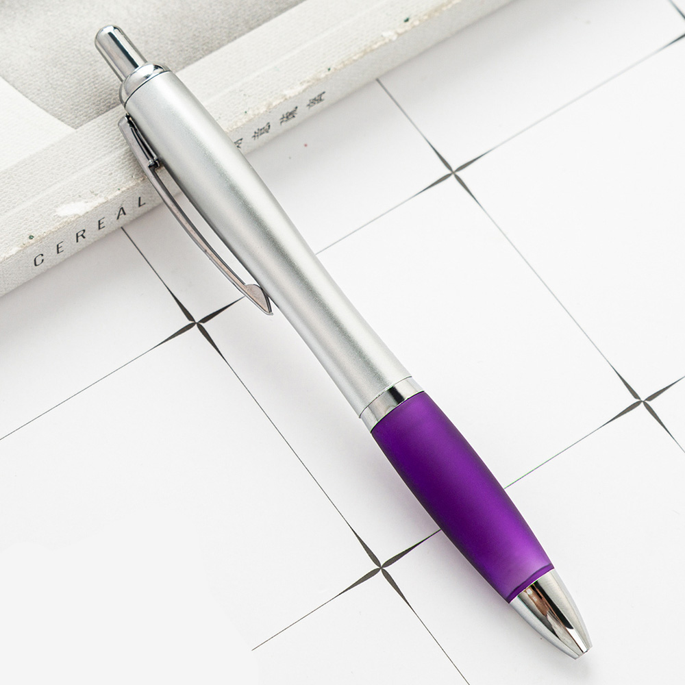The Silver Ballpoint Pen - Customized Logo 1