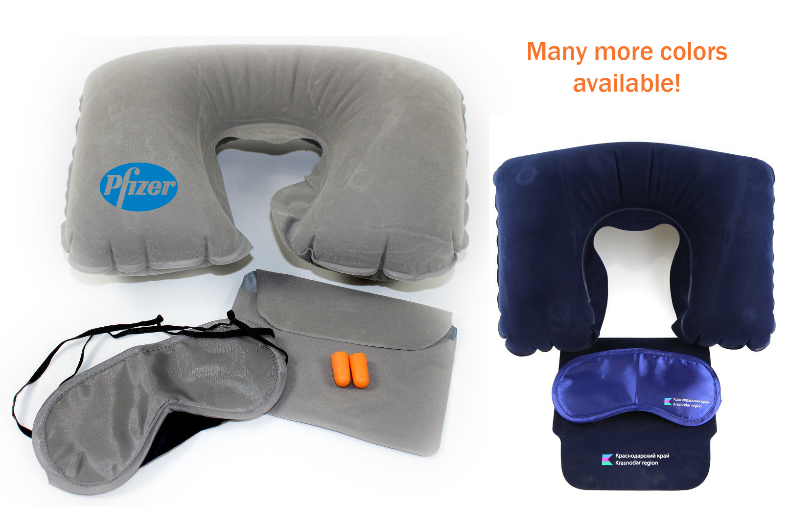 CloudNap Inflatable Neck Pillow & Sleep Kit 7