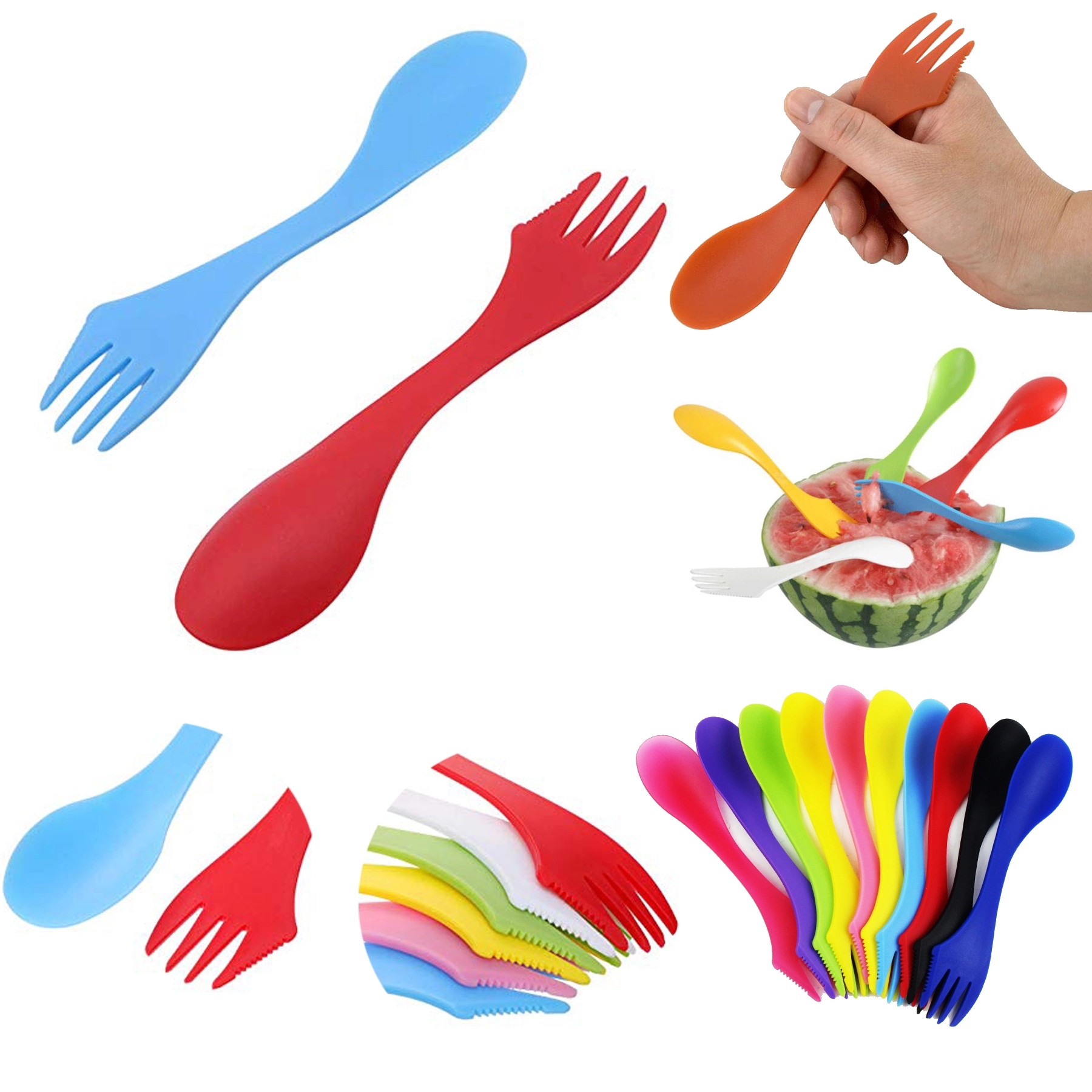 3 in 1 Multifunction PP Spork 10
