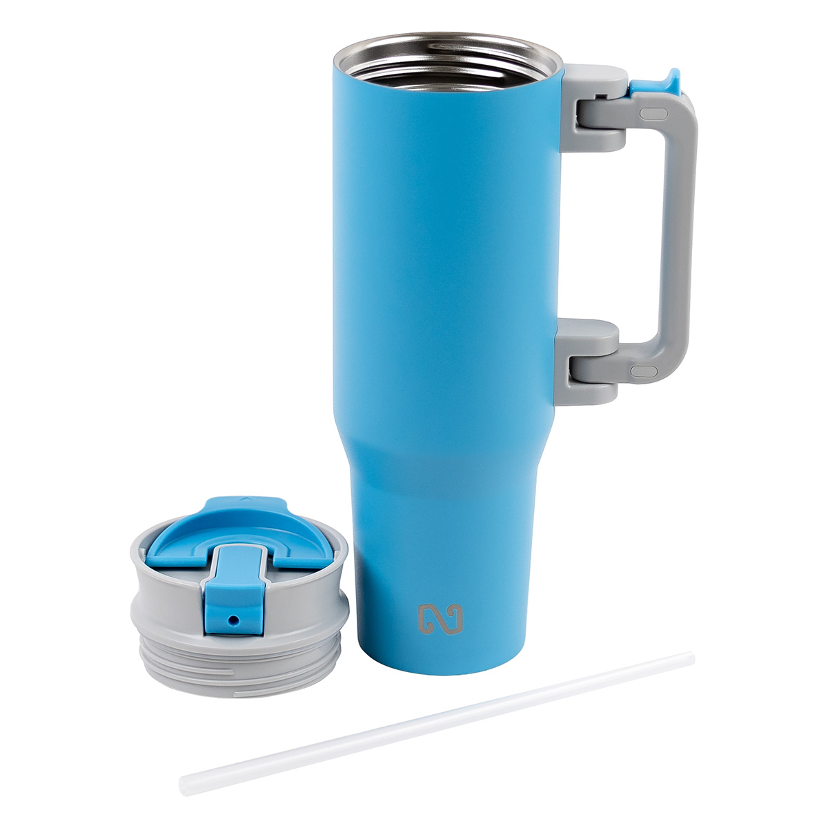 NAYAD® Genesis 40 oz Stainless Steel Double-Wall Vacuum Insulated Mug with Foldable Handle 32