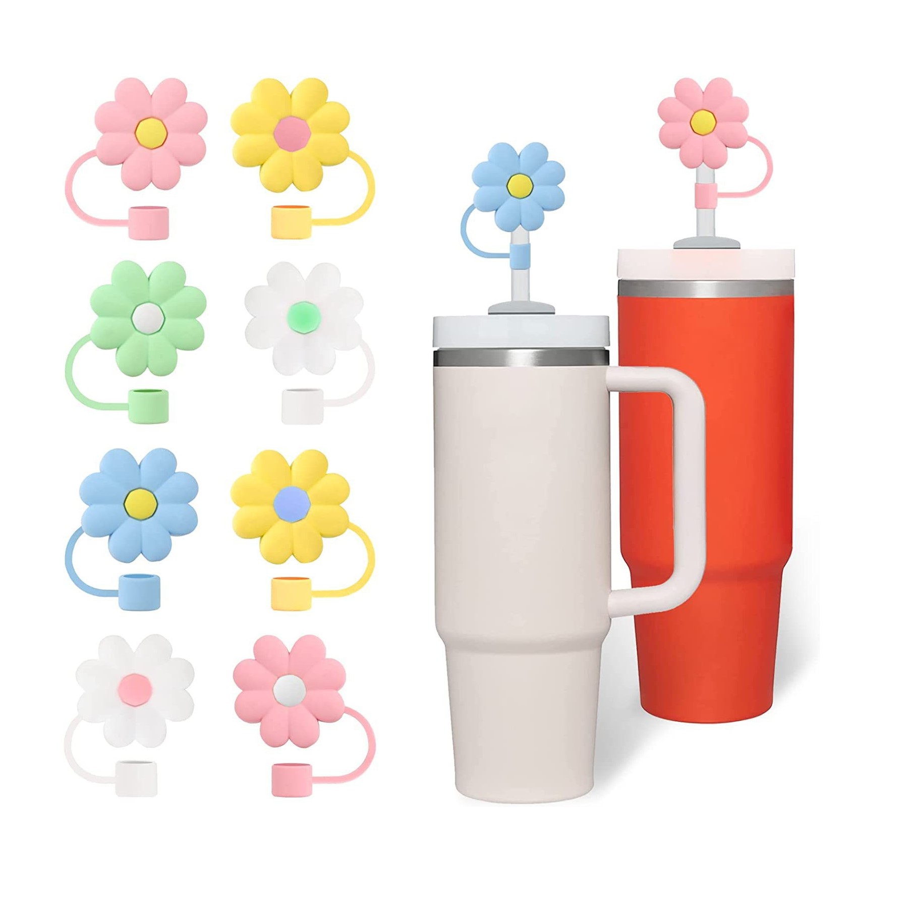 Reusable Dust-Proof Straw Topper (direct import) 2
