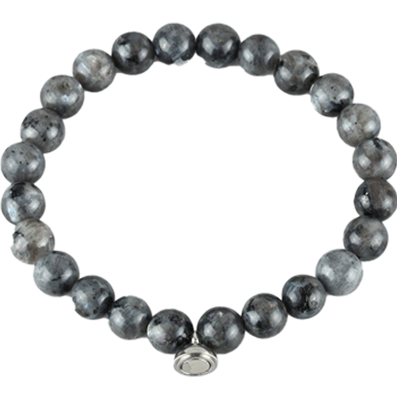 Natural Lava Stone Couple Bracelets with Magnet Bond Design 6