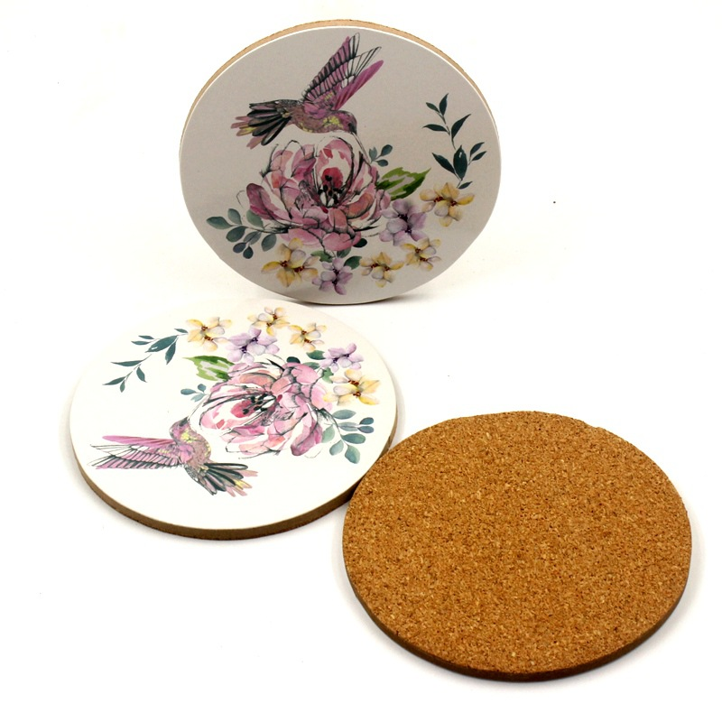 Square or Round Cork Coasters 3