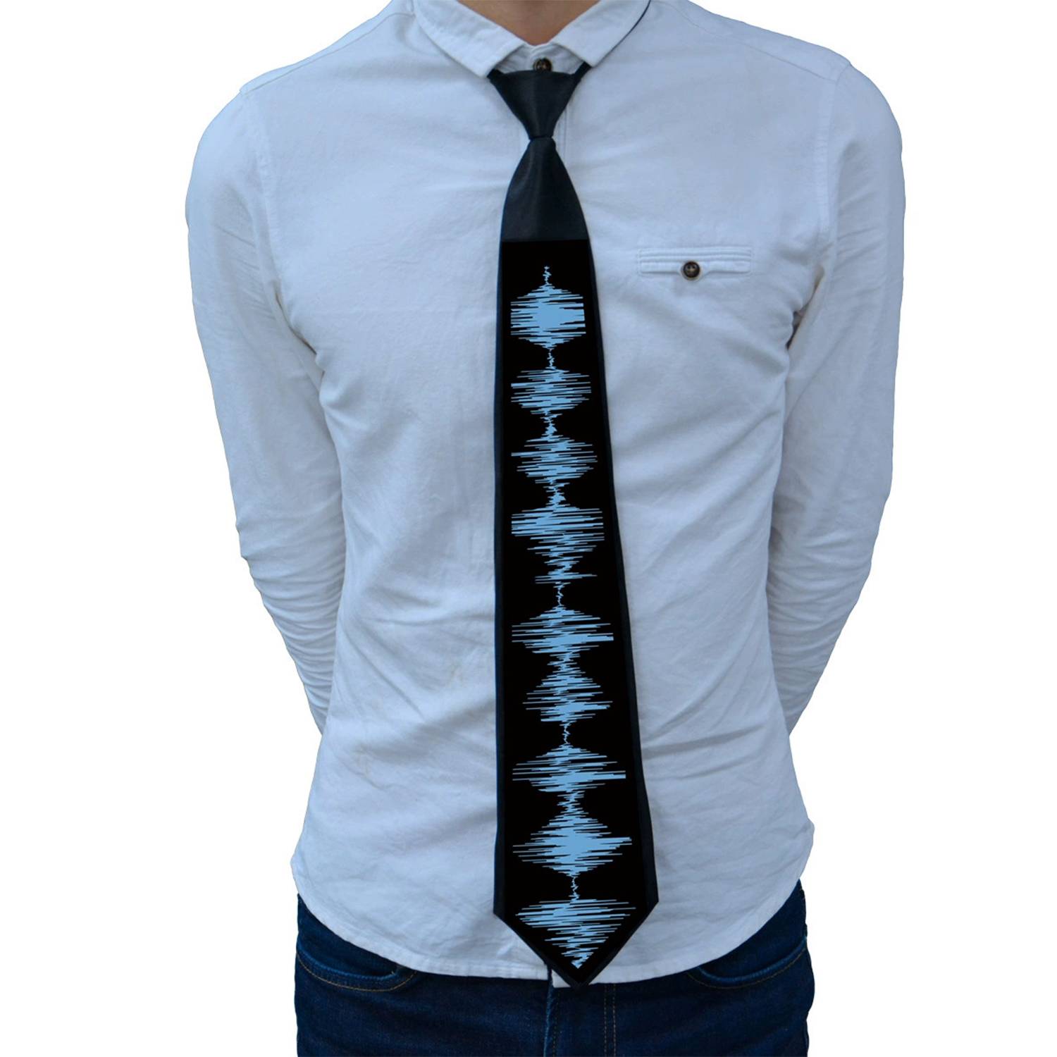 Nylon Adjustable LED Light Up Tie 2