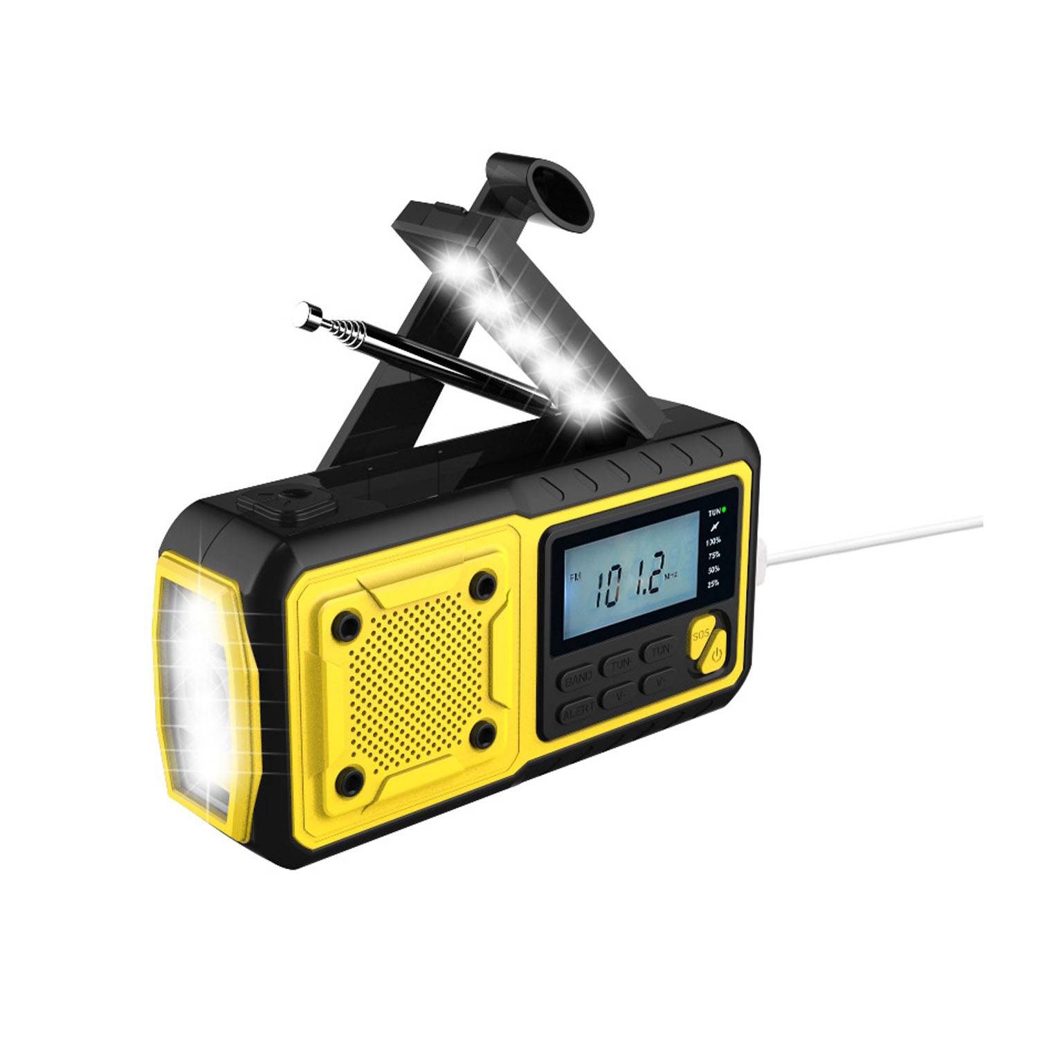 Emergency Rechargeable Multi-Functional Weather Radio 8