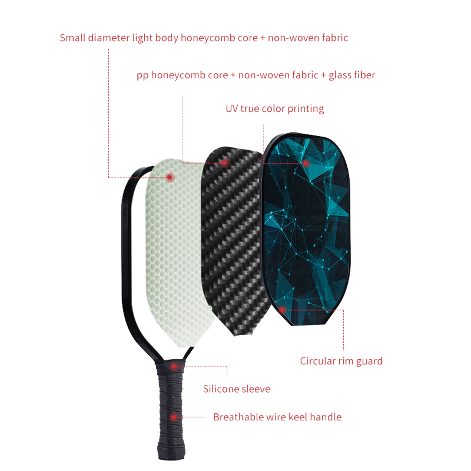 MOQ10 Pickleball Paddle 3