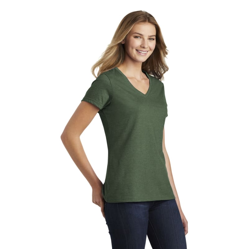 Port & Company Women's Fan Favorite Blend V-Neck Tee. 95