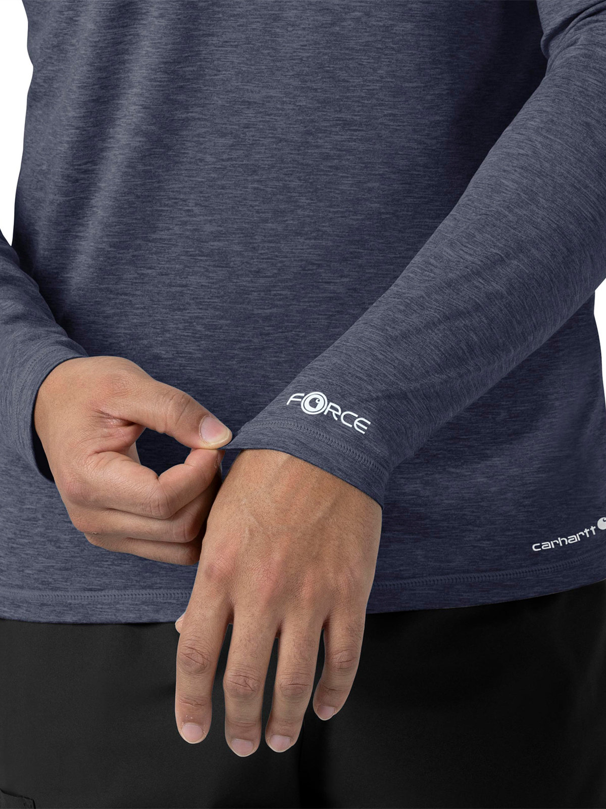 Carhartt Scrubs Force Sub-Scrubs C32009 Men's Performance Long Sleeve Tee 3