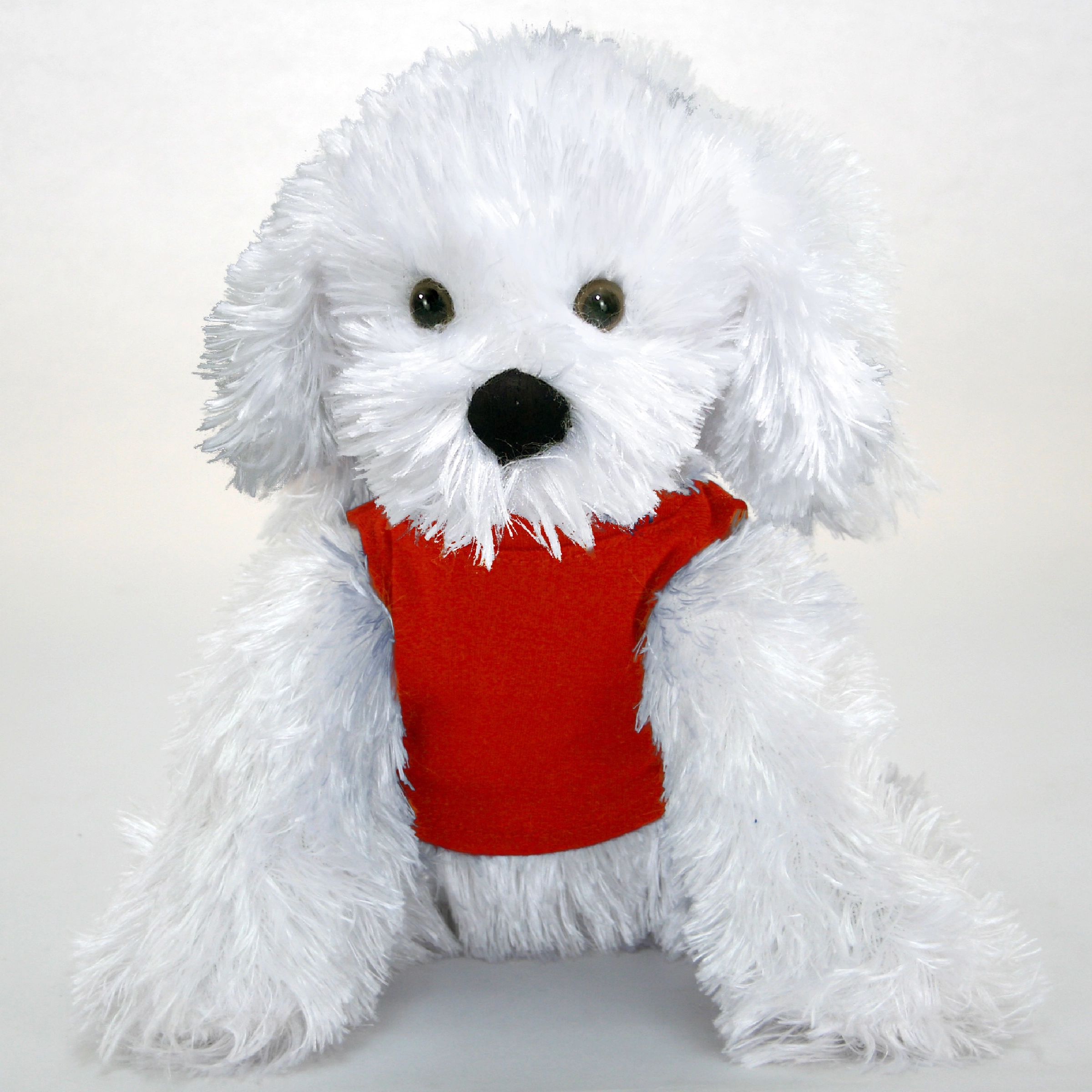 9" White Shaggy Dog 8